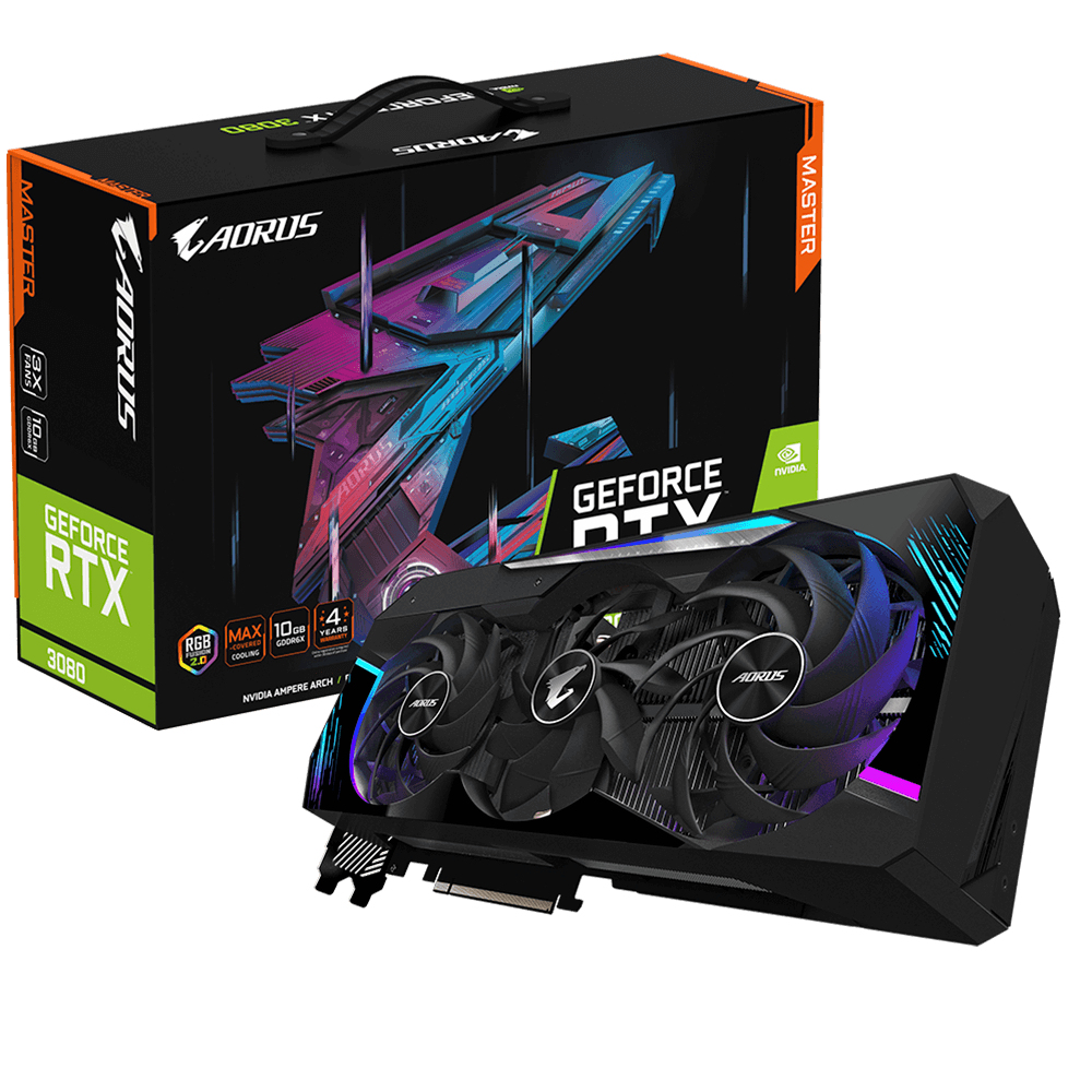 GIGABYTE AORUS GeForce RTX™ 3080 MASTER 10G rev. 3.0 – image 9