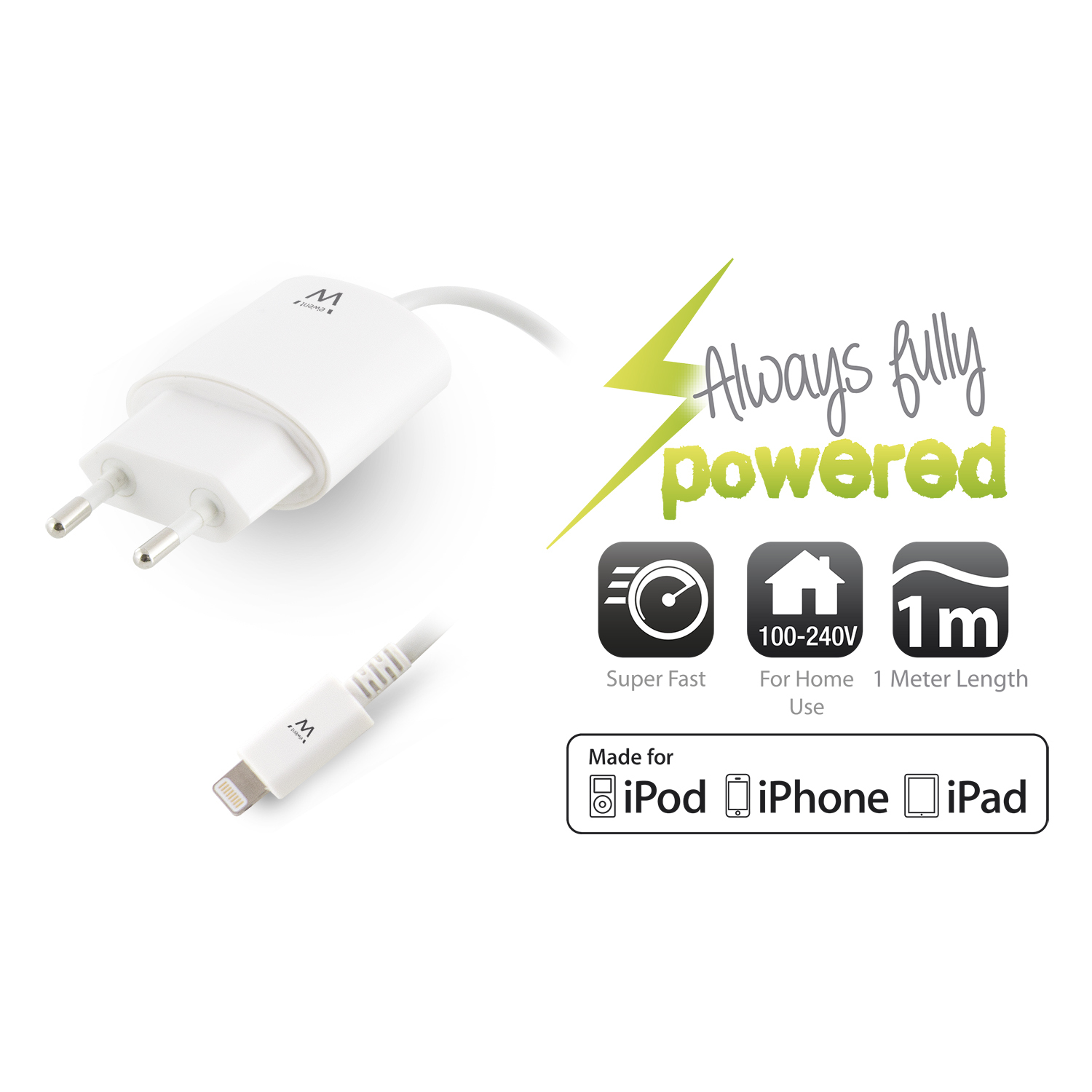 Ewent EW1213 mobile device charger MP3, MP4, Smartphone, Tablet White AC Indoor – image 3