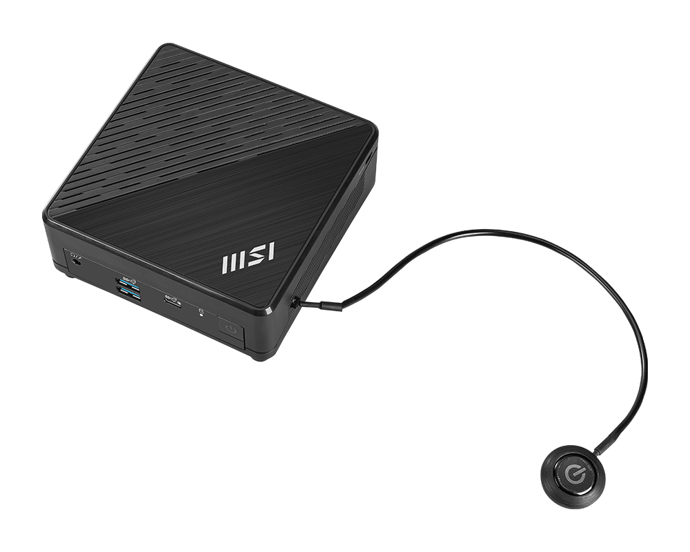 MSI Cubi ADL-019BUS Intel Pentium N N200 DDR4-SDRAM HDD+SSD Mini PC Workstation Black image 8