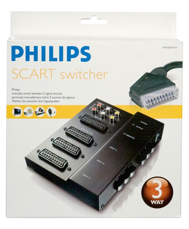 Philips Manual scart switcher SWV2052W/10 – image 2