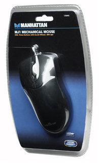Manhattan MJ1 mouse Office USB Type-A Trackball 480 DPI – image 4
