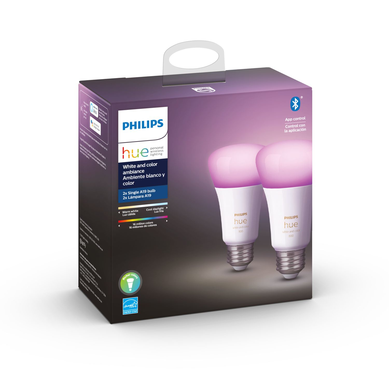 Philips by Signify Philips Hue White and colour ambience 046677548612 smart lighting Smart bulb Bluetooth/Zigbee – image 6