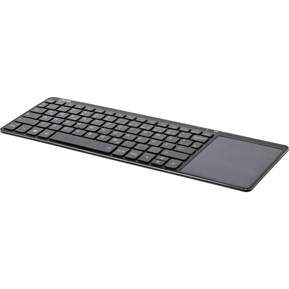 InLine 55377S keyboard RF Wireless QWERTZ German Black