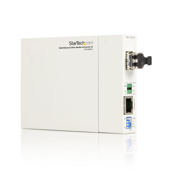 StarTech.com Gigabit RJ45 to Mmode LC Fiber Media Converter - Media converter - 1000Base-SX, 1000Base-T - RJ-45 - LC multi-mode - external - up to 550 m - 850 n – image 1