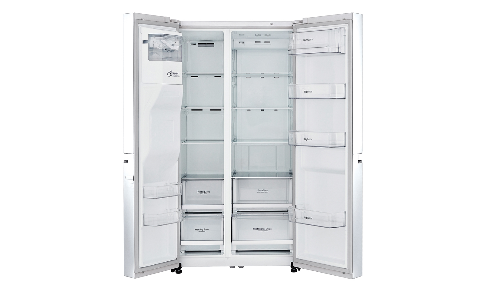 LG GSL760SWXV side-by-side refrigerator Freestanding – image 2