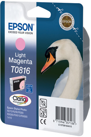 Epson T0816 Light Magenta Ink Cartridge (High Capacity)