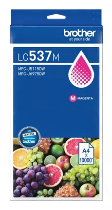 Brother LC537M ink cartridge 1 pc(s) Original Ultra High Yield Magenta – image 2