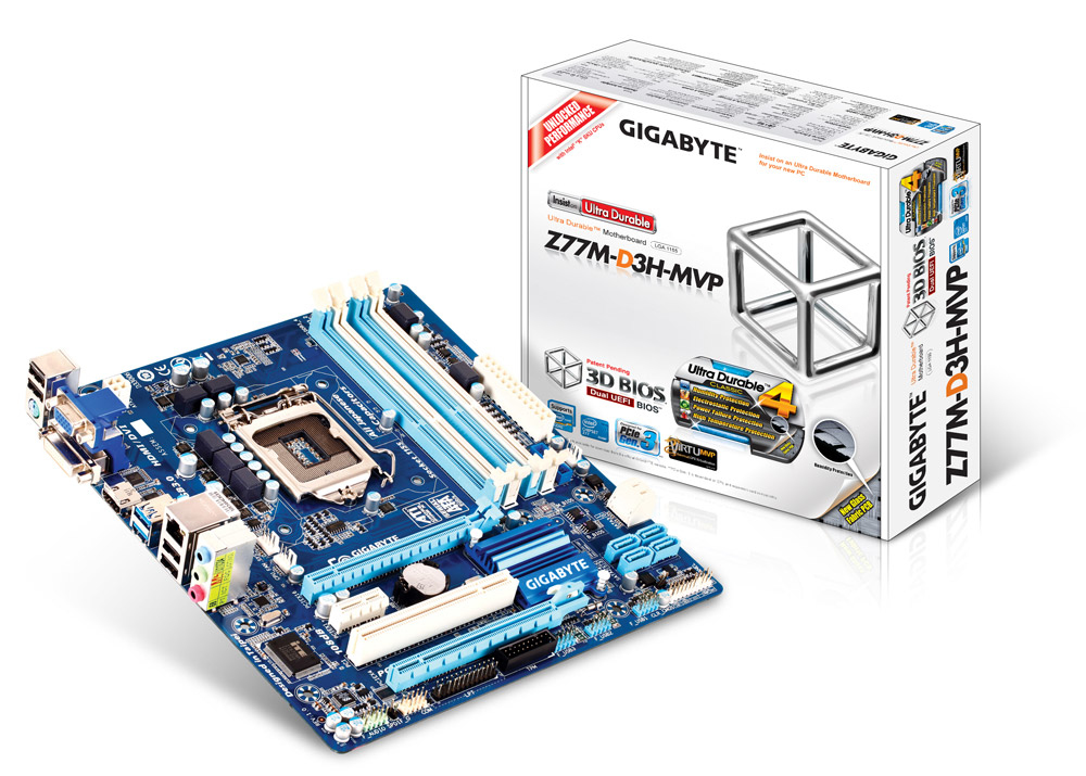 GIGABYTE GA-Z77M-D3H-MVP (Rev. 1.0) – image 1