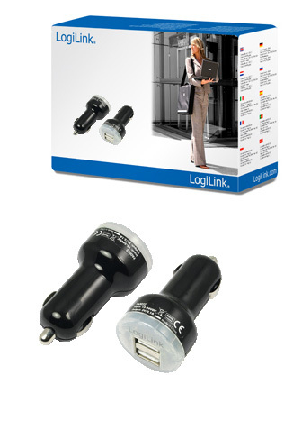 LogiLink PA0032 mobile device charger GPS, Mobile phone, MP3 Black Cigar lighter Auto – image 2