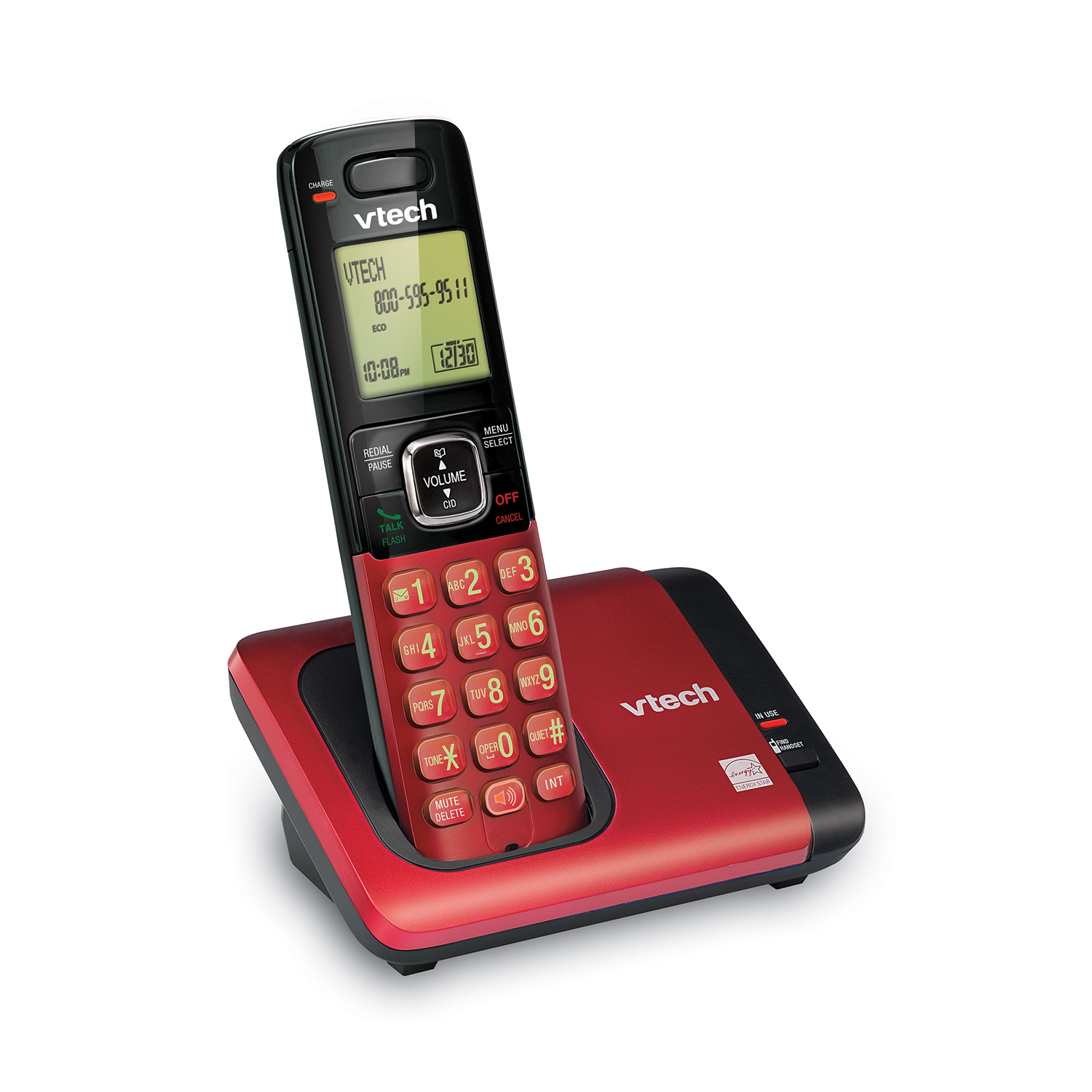 VTech CS6719-16 telephone DECT telephone Caller ID Black, Red – image 2