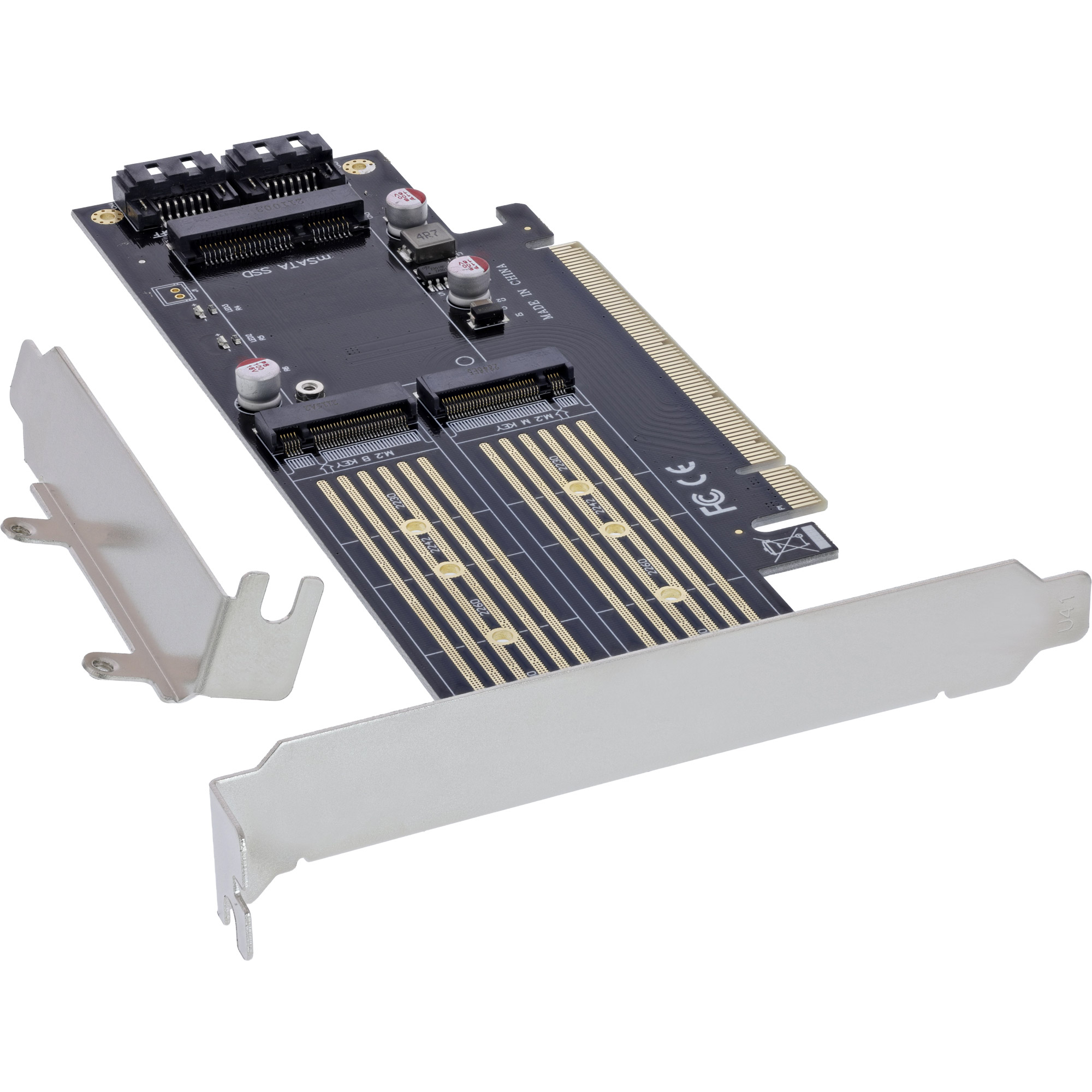 InLine 76660T interface cards/adapter Internal M.2, mSATA – image 1