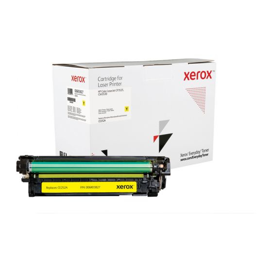 Xerox Yellow Standard Yield Everyday Toner, replacement for HP CE252A