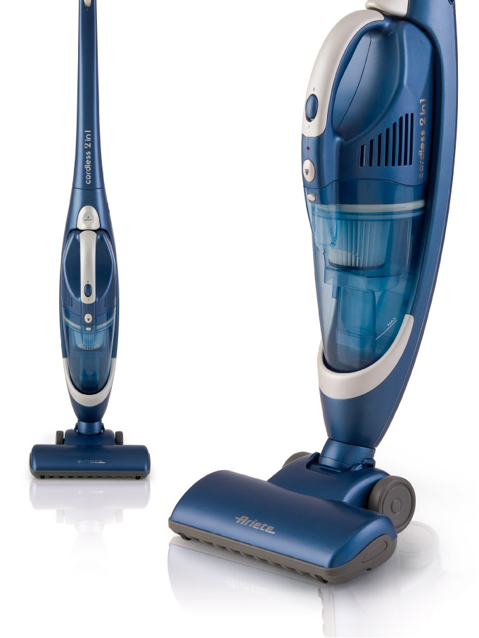 Ariete 2770 stick vacuum/electric broom 2-in-1 stick vacuum Dry HEPA Bagless Blue