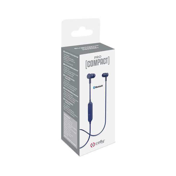 Celly PCBHSTEREOBL headphones/headset Wireless In-ear, Neck-band Calls/Music Micro-USB Bluetooth Blue – image 4