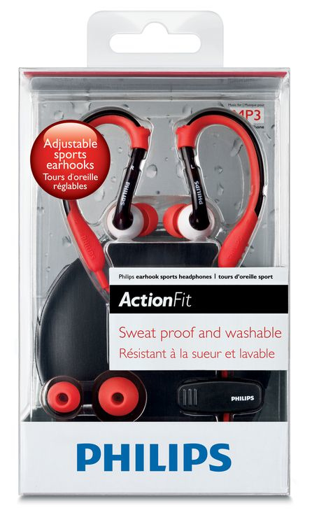 Philips ActionFit SHQ3000/28 headphones/headset Wired Ear-hook, In-ear Sports Orange – image 2