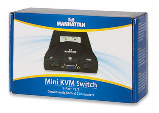 Manhattan 151238 KVM switch Rack mounting Black – image 1