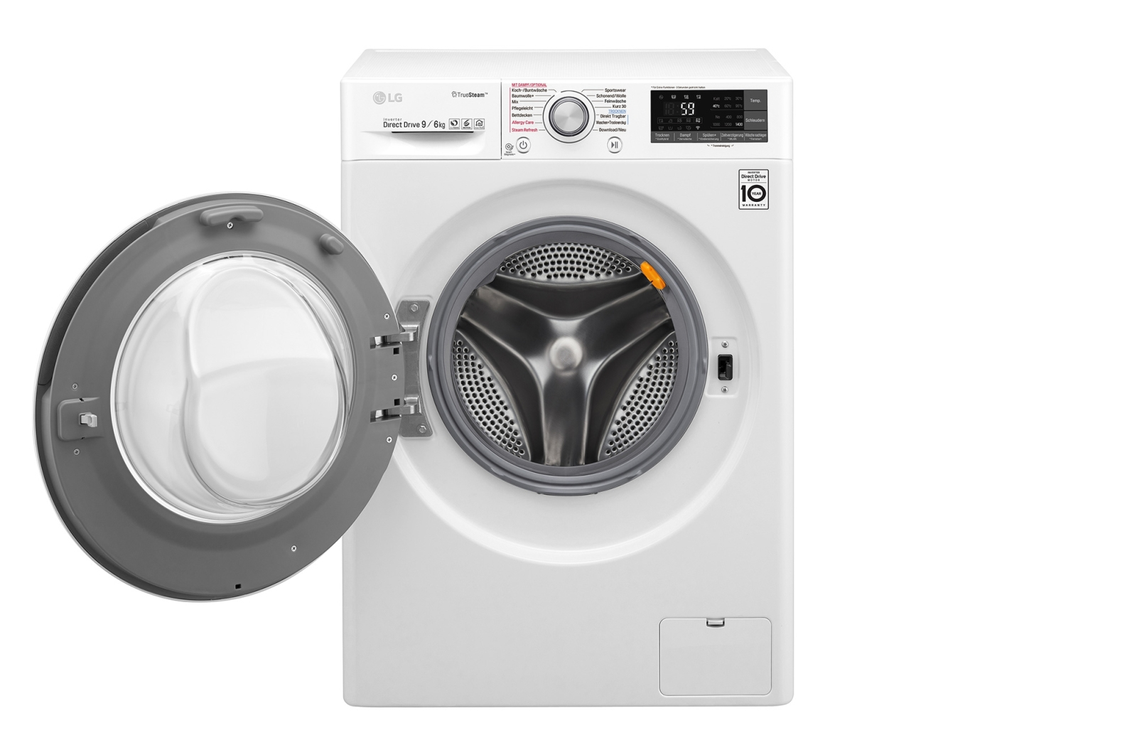 LG F14WD96EH1 washer dryer Freestanding Front-load White – image 2