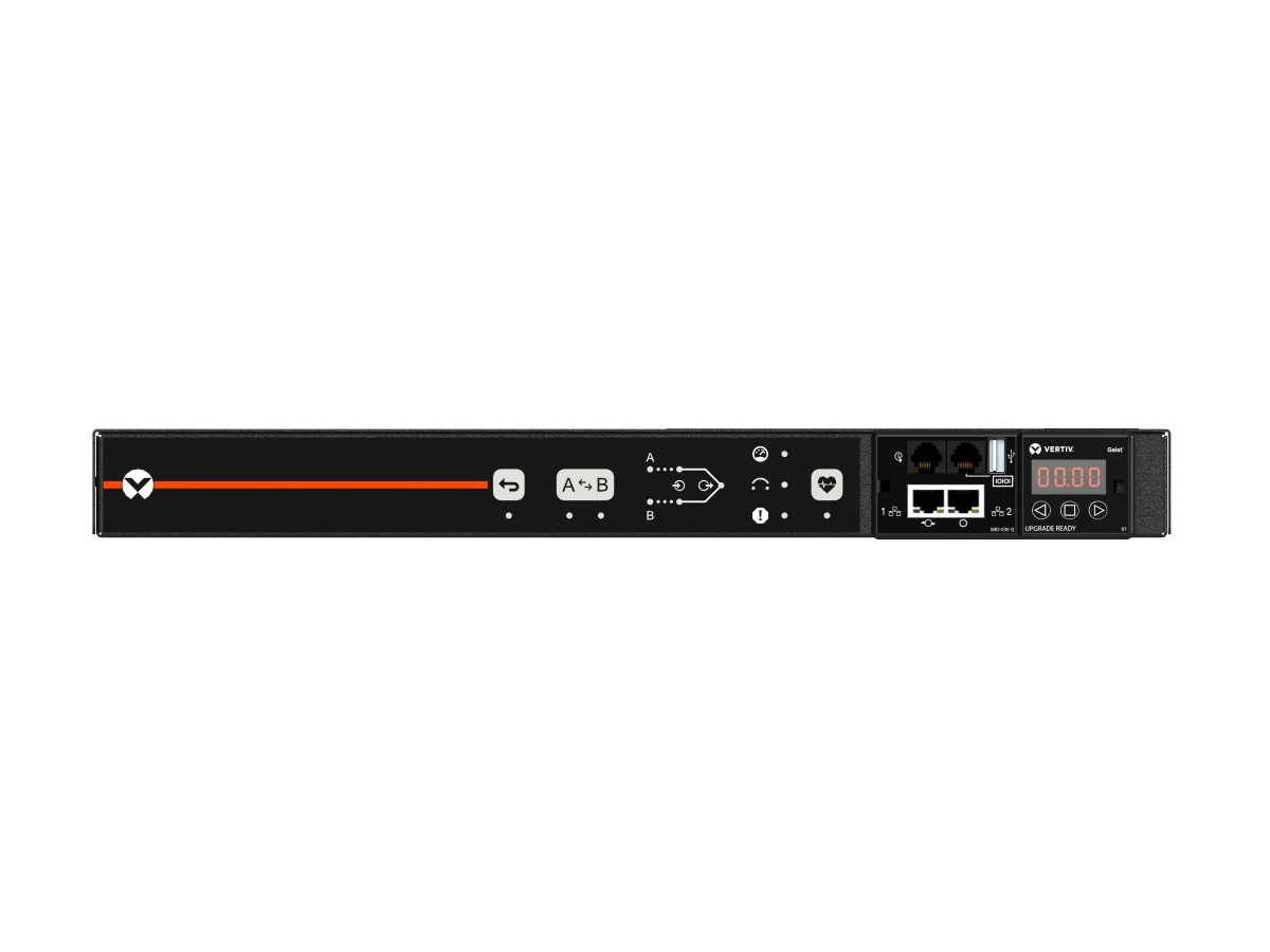 Vertiv Geist AN03E1R0-11TL68-3TL6TL6A011-D power distribution unit (PDU) 1 AC outlet(s) 0U Black
