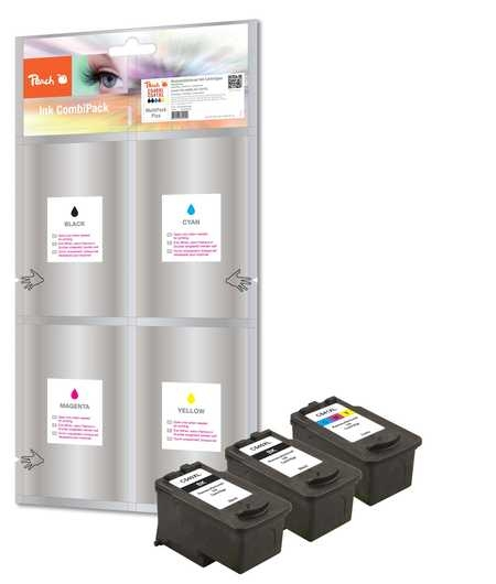 Peach PI100-243 ink cartridge Black, Cyan, Magenta, Yellow