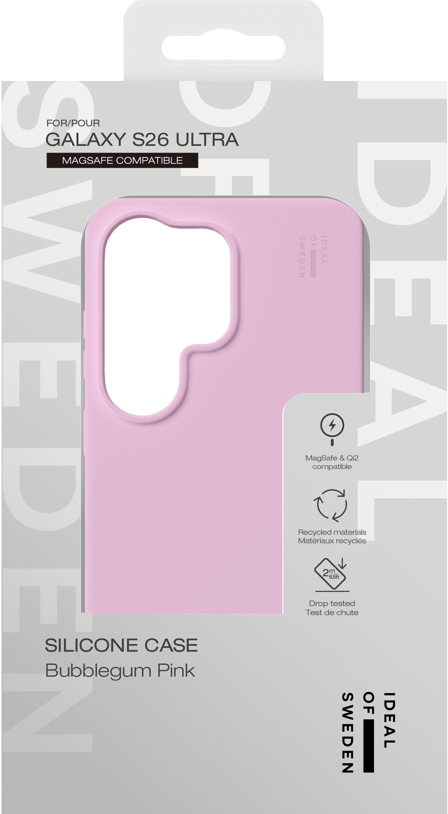 iDeal of Sweden Silicone Case MagSafe Galaxy S26 Ultra Bubblegum Pink – image 4
