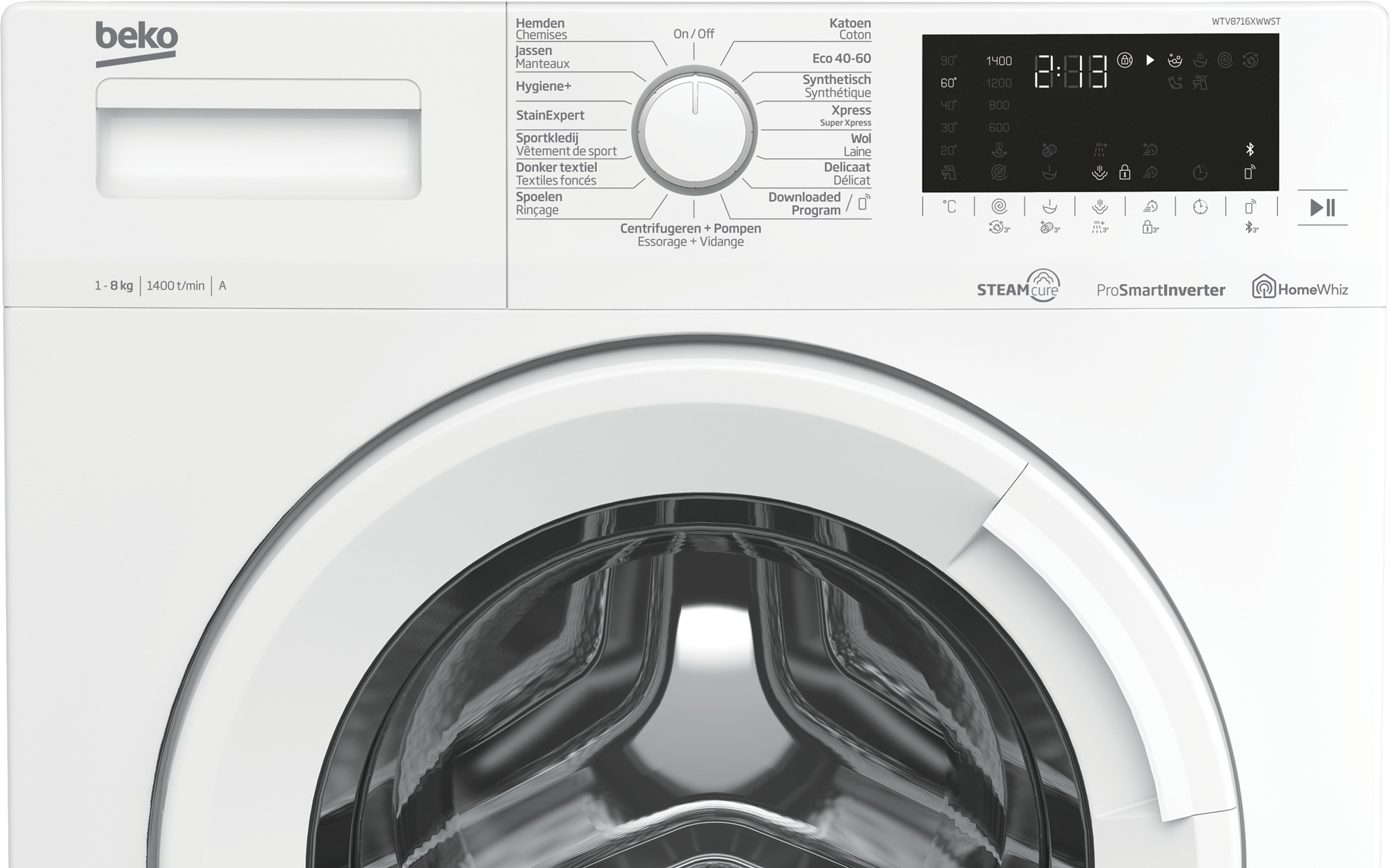 Beko WTV8716XWWST washing machine Front-load – image 3
