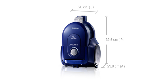 Samsung SC4390 1.3 L Cylinder vacuum Dry 2000 W Bagless – image 5