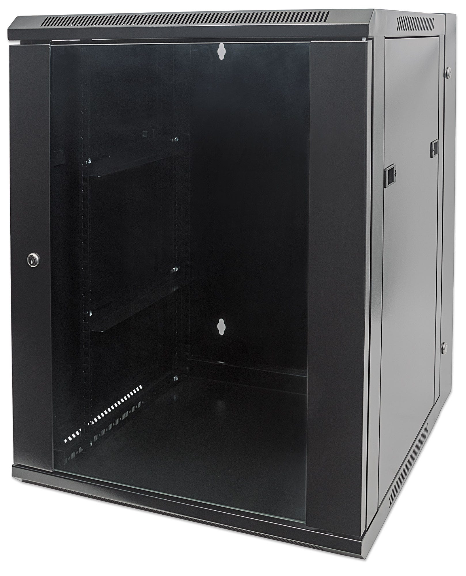 Intellinet 19" Network Cabinet - Wall Mount (Double Section Hinged Swing Out), 15U