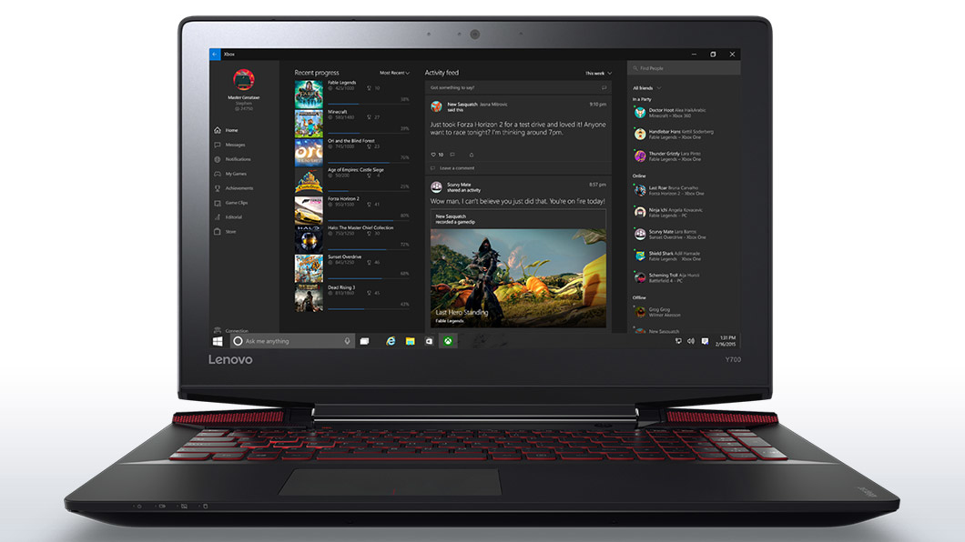 Lenovo IdeaPad Y700 Intel® Core™ i7 i7-6700HQ Laptop – image 1