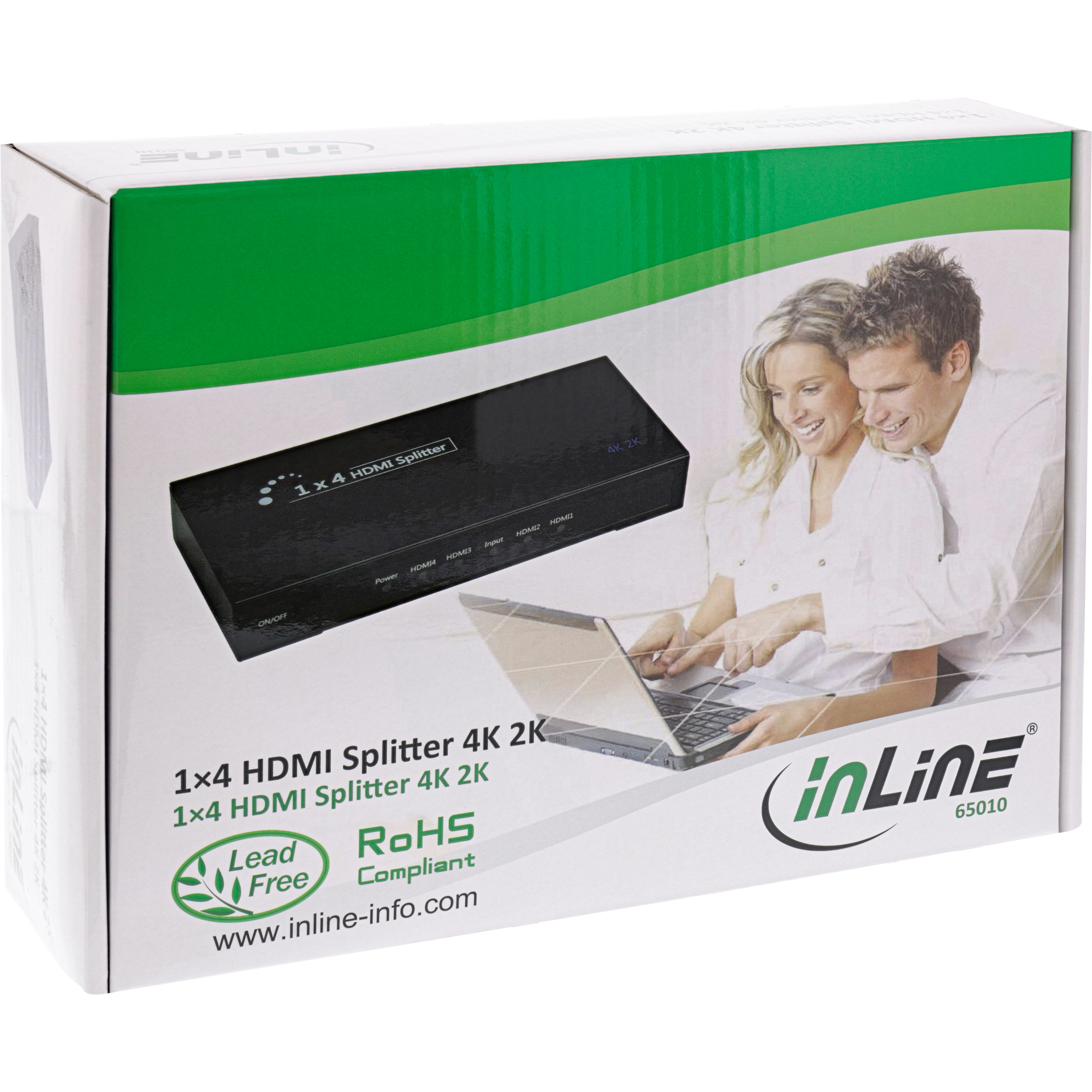 InLine Splitter HDMI 4-port 4K2K UHD – image 3