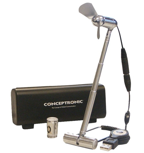 Conceptronic Mobile USB Light & Fan