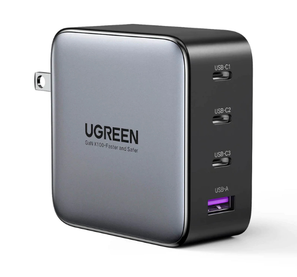 Ugreen 40737 mobile device charger Mobile phone, Netbook, Smartphone, Tablet, Universal Black, Grey AC Indoor