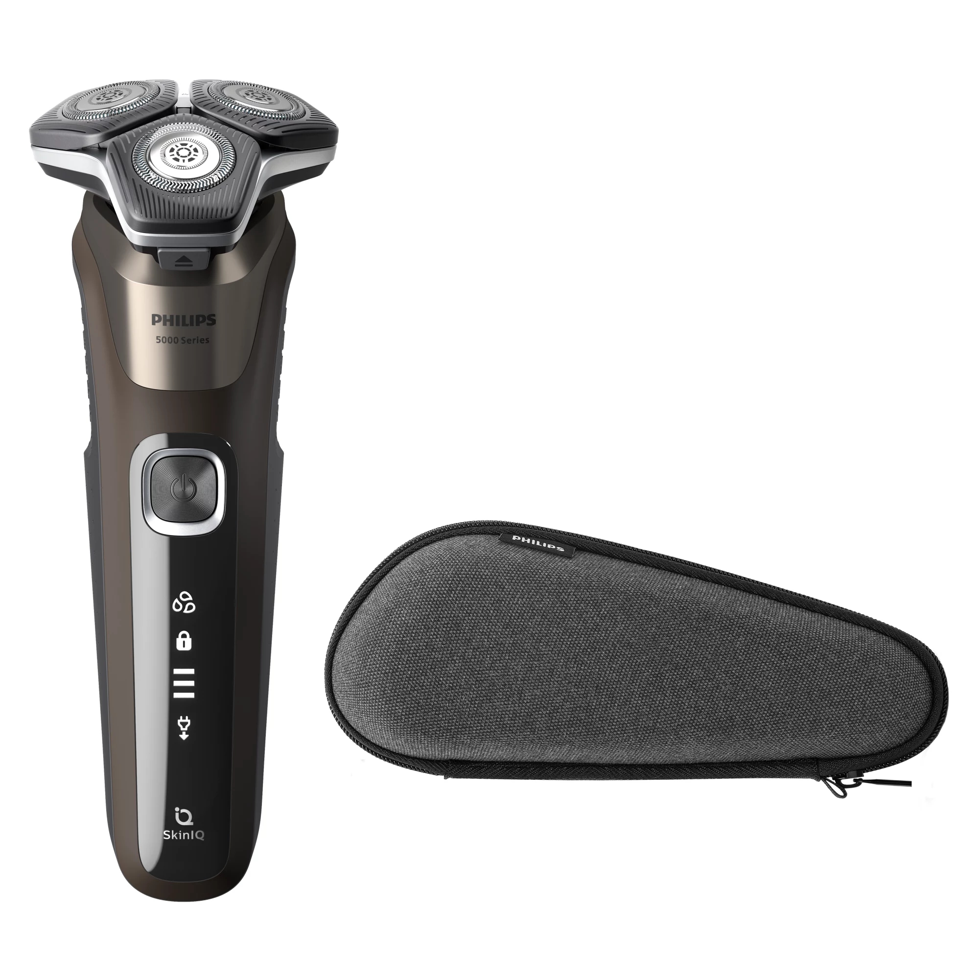 Philips SHAVER Series 5000 S5886/31 men's shaver Rotation shaver Trimmer Black, Brown