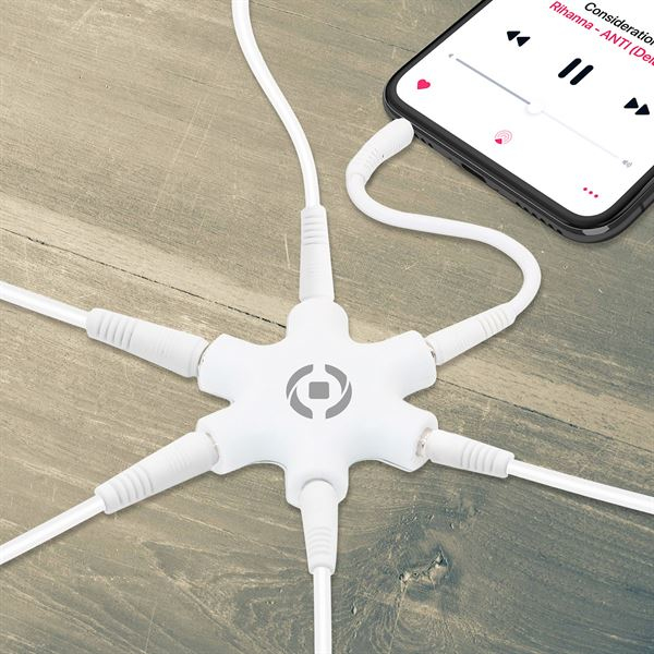 Celly MIX5LINEIN35WH audio splitter White – image 2