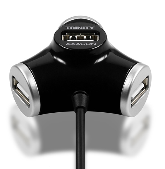 Axagon HUE-X3B interface hub USB 2.0 480 Mbit/s Black – image 6