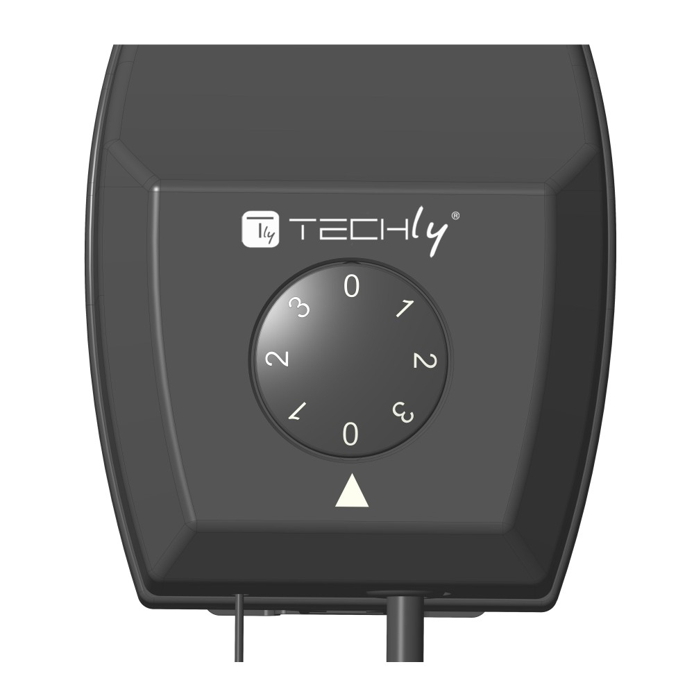 Techly IC-HEATOUT001 electric space heater Indoor & outdoor Black – image 5