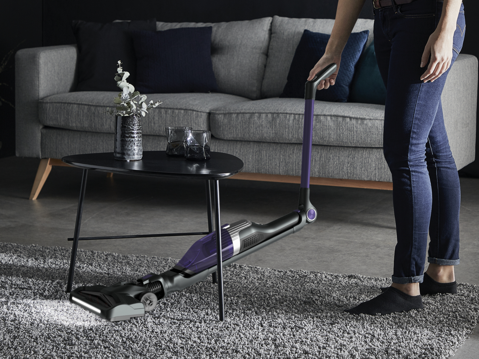Rowenta X-Trem Compact RH1238 Stick vacuum Battery Dry Bagless – image 2