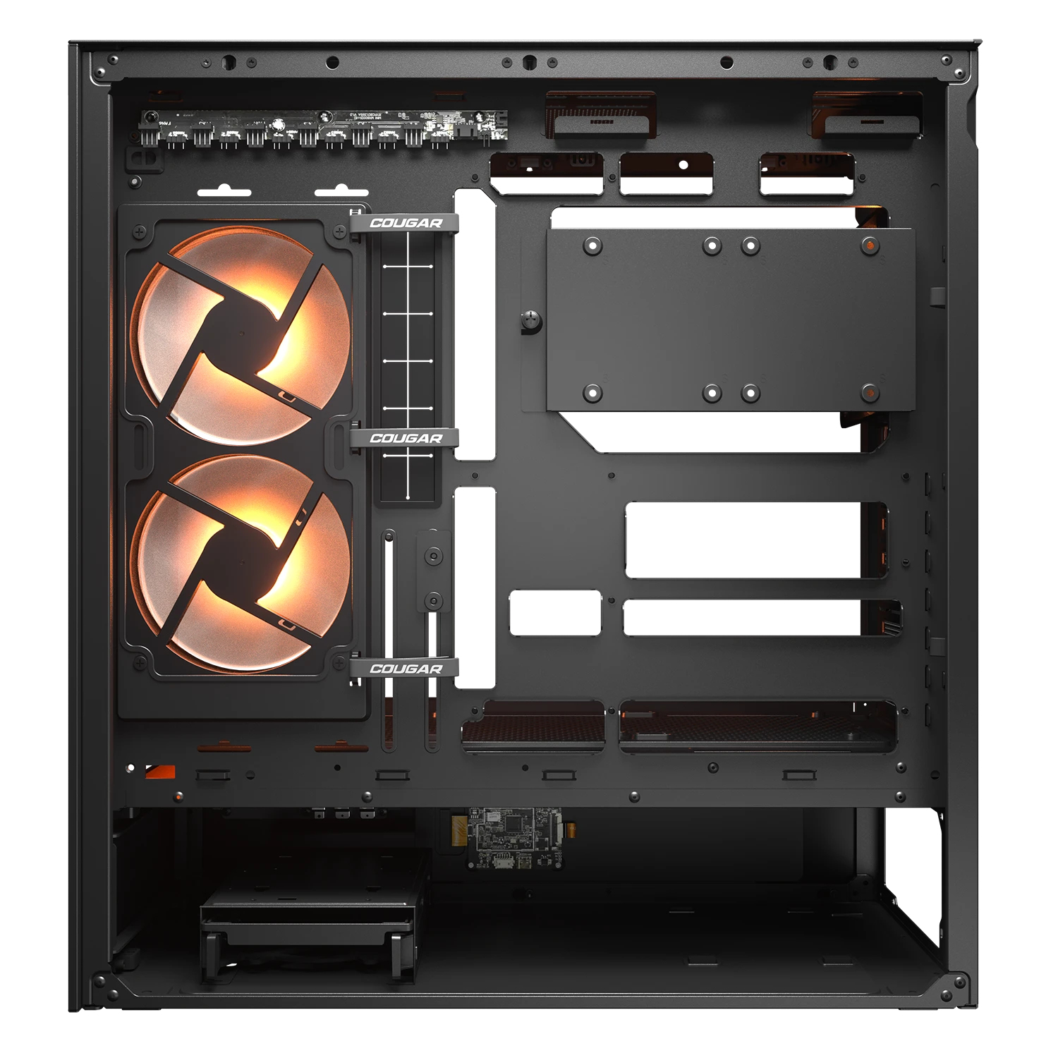 COUGAR Midi Tower Case, CFV235 Vision, ARGB, LCD Display, Glass, Black – image 7