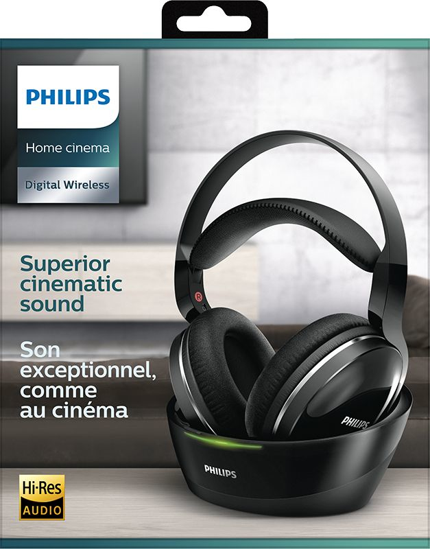 Philips SHD8800/12 headphones/headset Wired & Wireless Head-band Music Black – image 2