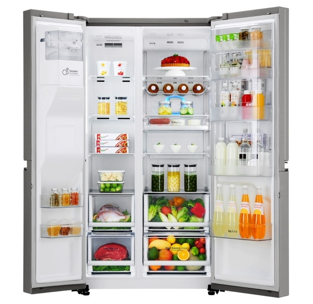 LG GSJ960PZBV side-by-side refrigerator Freestanding – image 7