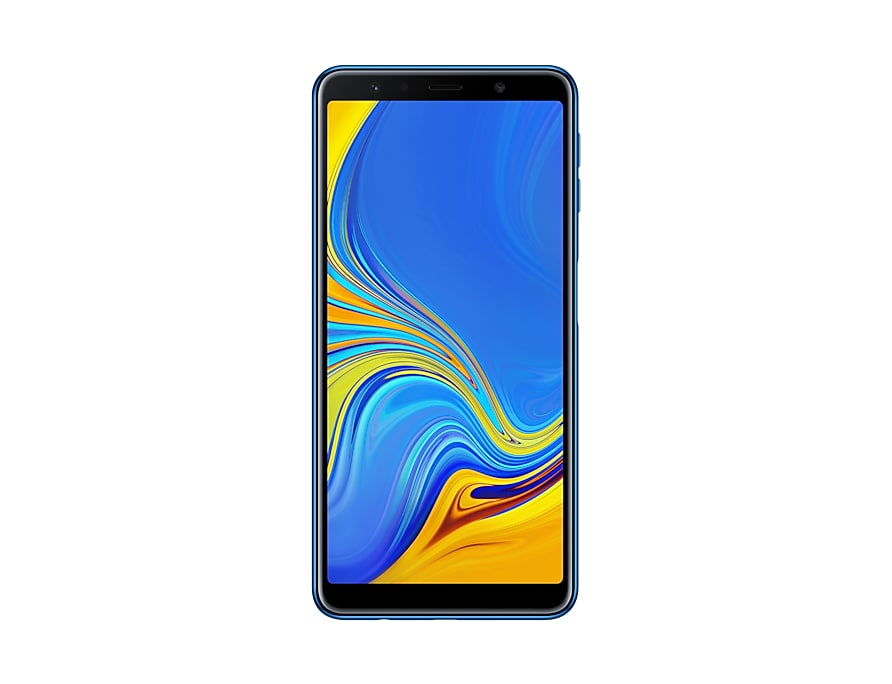 Samsung Galaxy A7 15.2 cm (6") Dual SIM Android 8.0 4G Micro-USB 4 GB 64 GB 3300 mAh Blue – image 1