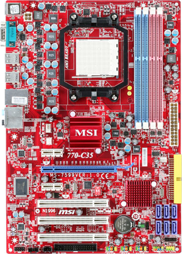 MSI 770-C35 AMD 770 Socket AM3 ATX