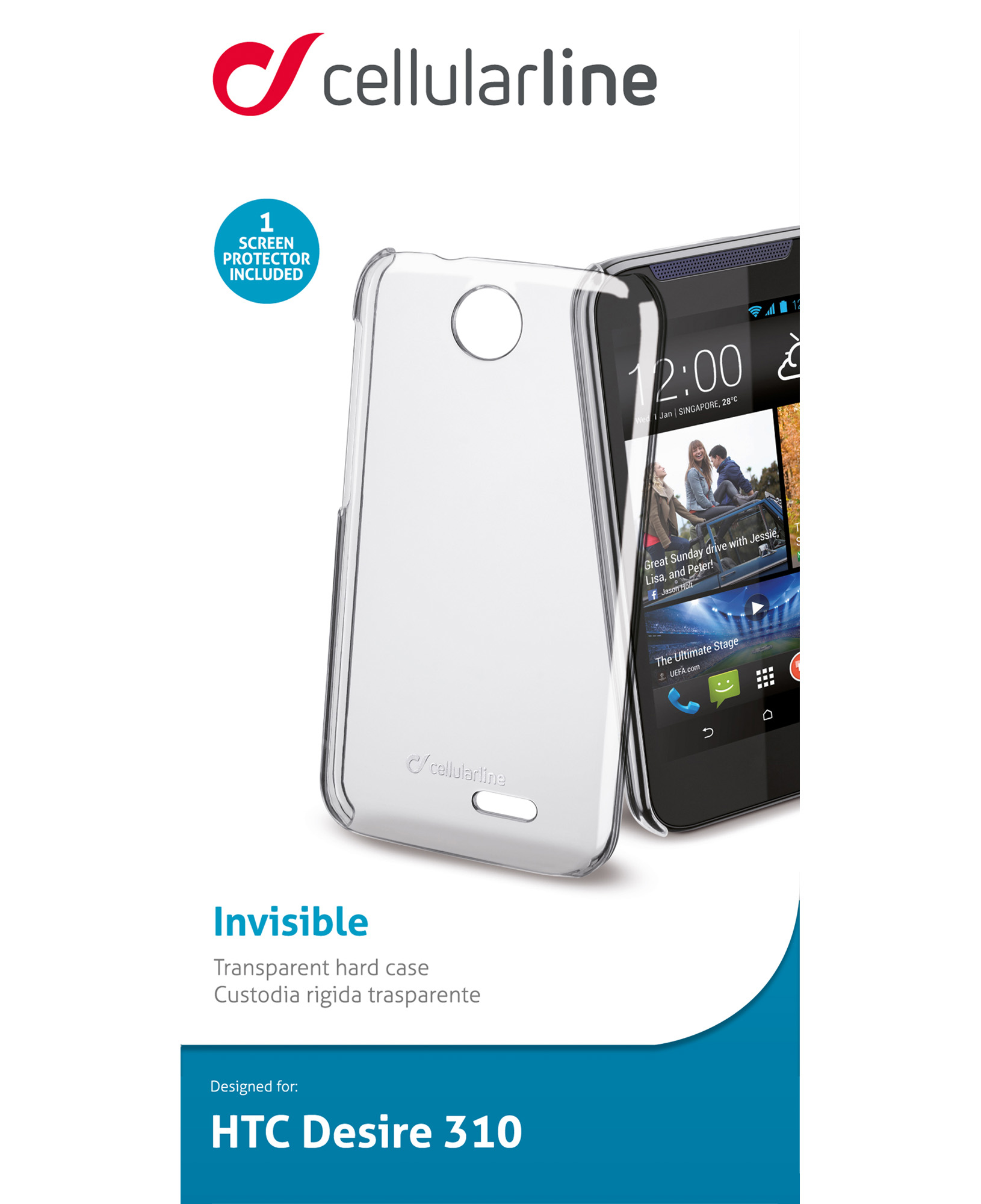 Cellularline Invisible Desire 310- Transparent – image 6