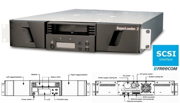 Freecom SuperLoader3 8 Slot LTO3HH