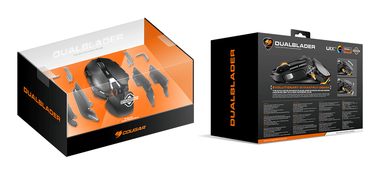 COUGAR Gaming Mouse DualBlader, Wired, Black – image 9