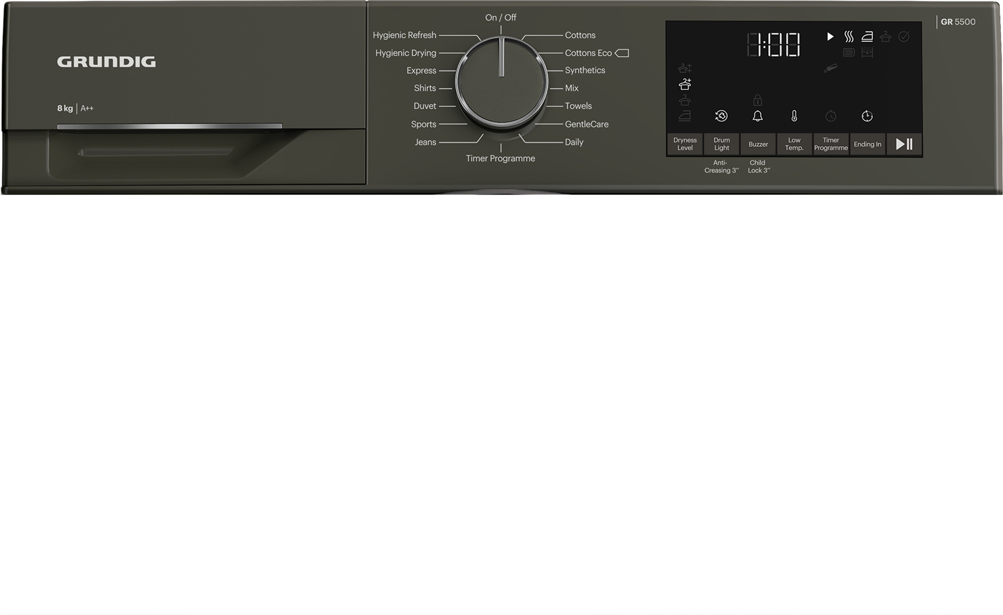 Grundig GT54823CG tumble dryer Freestanding Front-load – image 5
