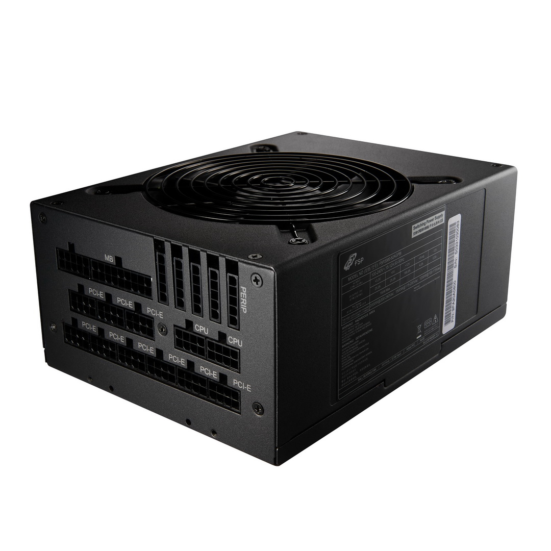 FSP CANNON PRO 2000W power supply unit 20+4 pin ATX ATX Black image 6