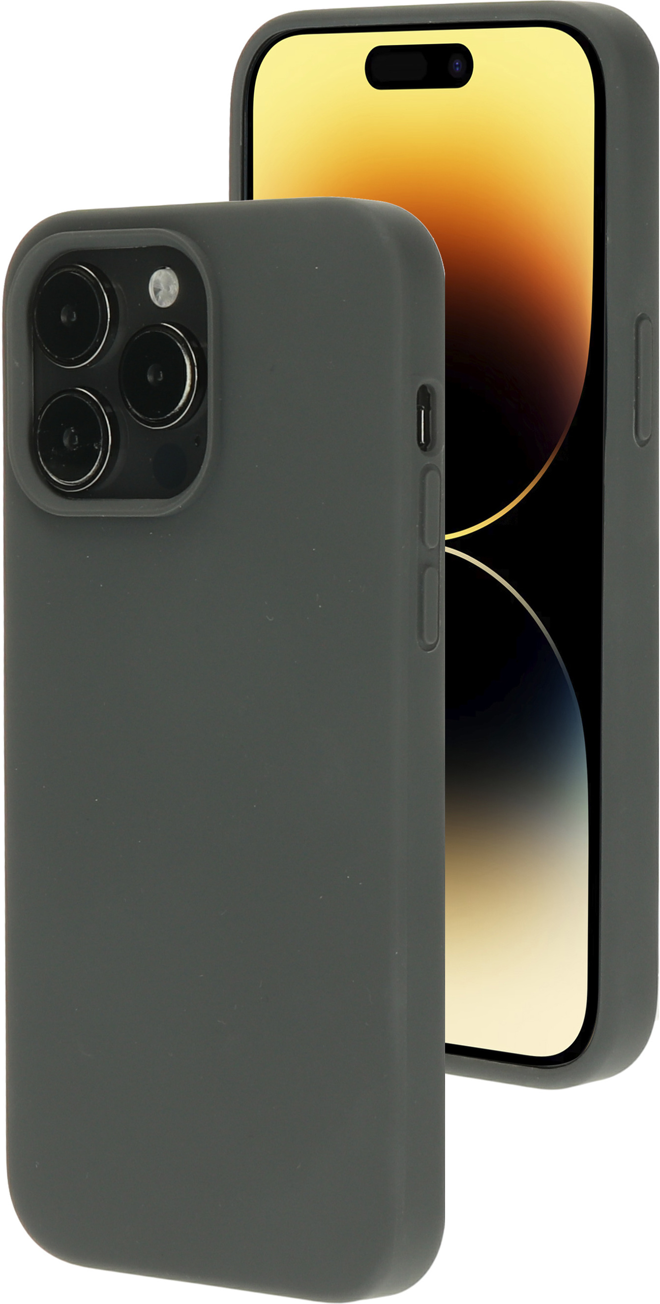 Mobiparts Silicone Cover Apple iPhone 14 Pro Urban Grey