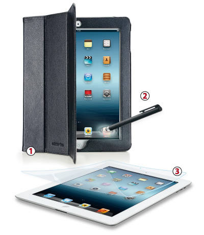 Cellularline STARTERKITIPAD3 tablet case Cover Black – image 4