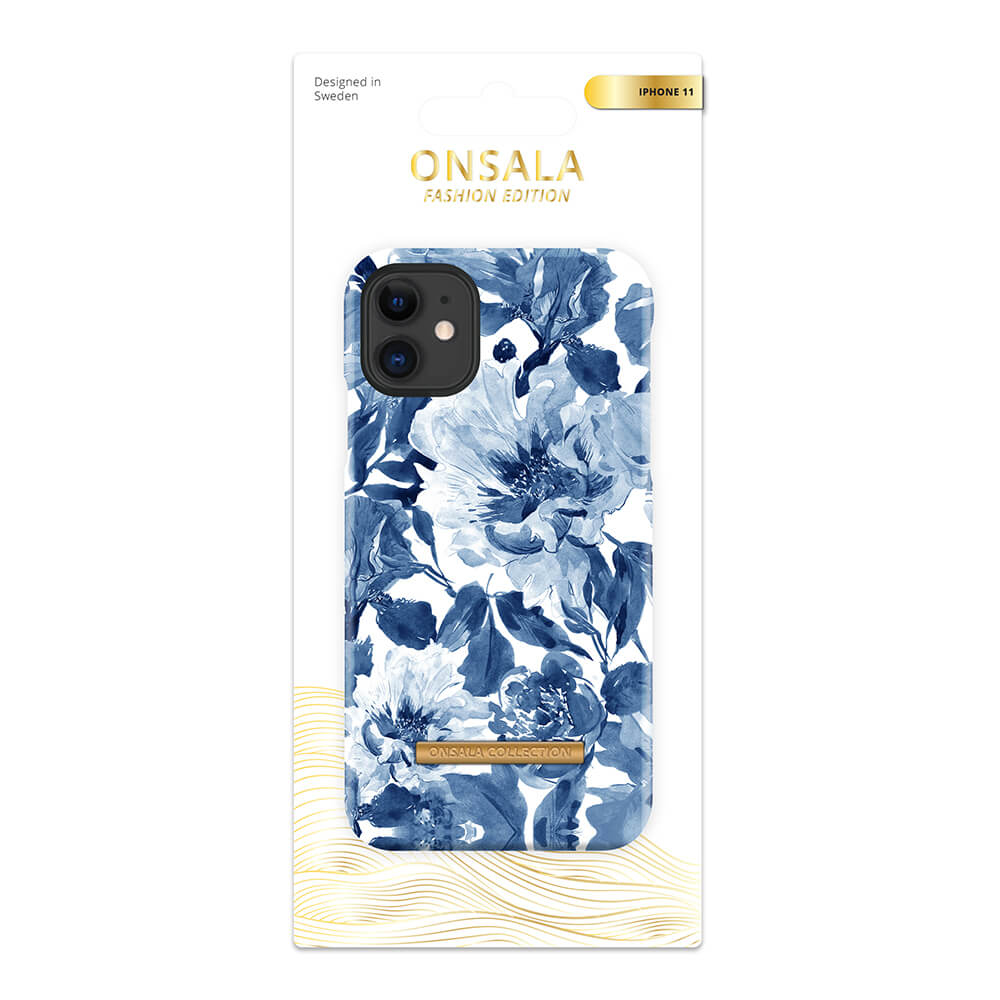Onsala Mobile Cover Soft Indigo Peony iPhone 11 – image 2