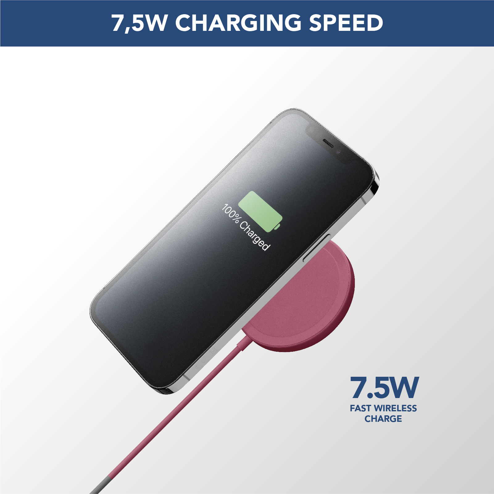 Cellularline Mag - Wireless Charger Red – image 4